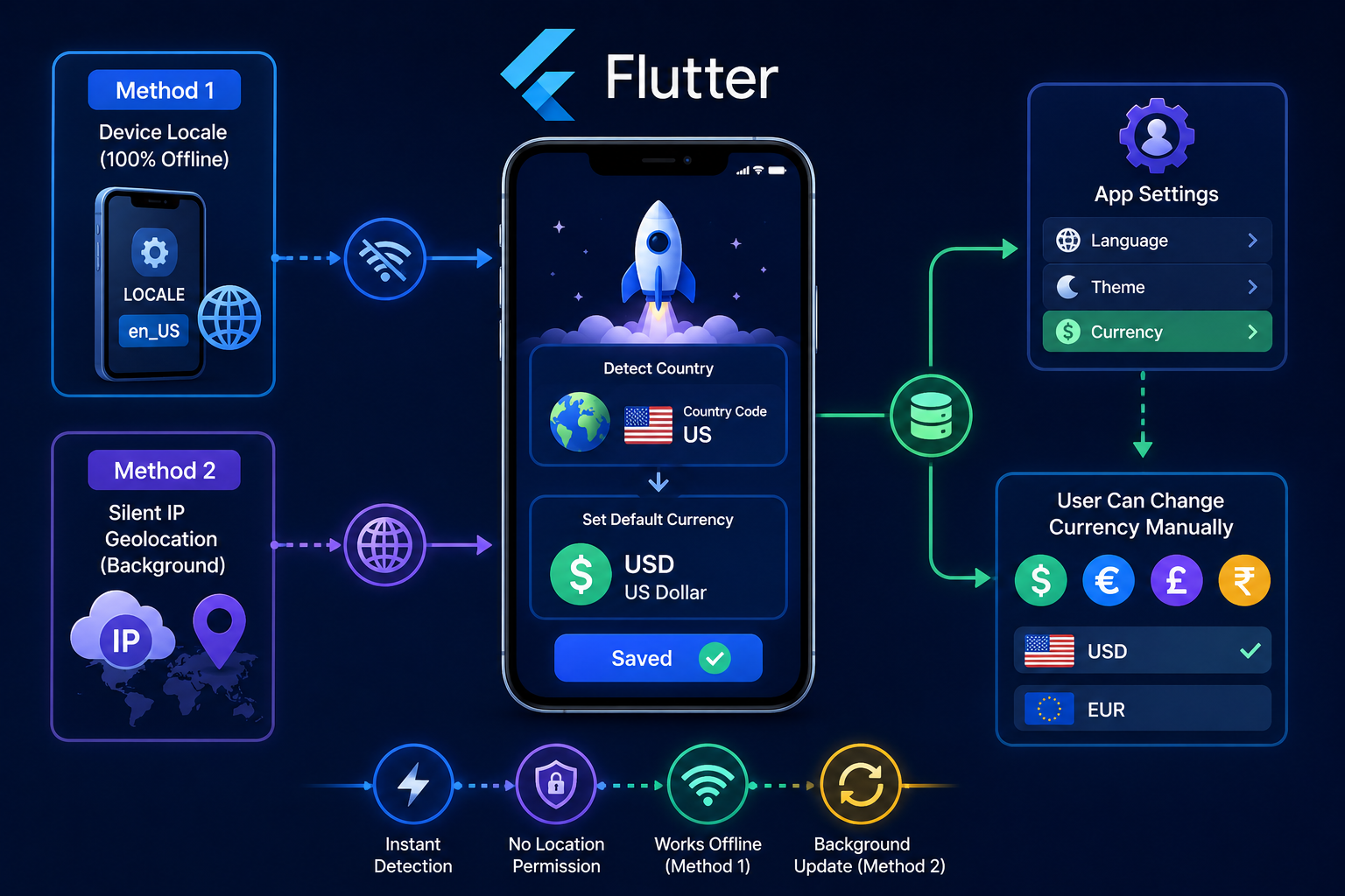 How to Detect User Country in Flutter Without Location Permission