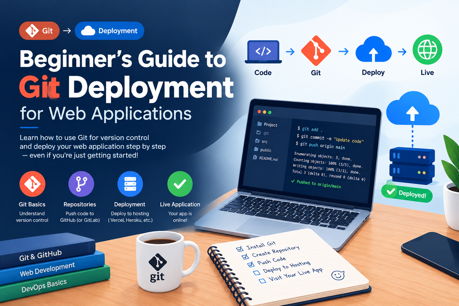 Technology Beginner’s Guide to Git Deployment for Web Applications