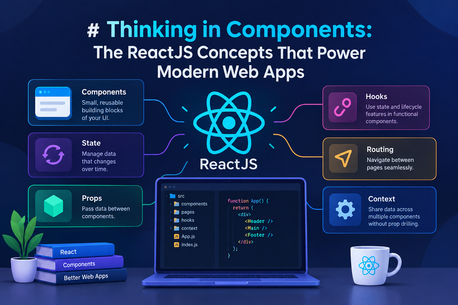 Thinking in Components: The ReactJS Concepts That Power Modern Web Apps