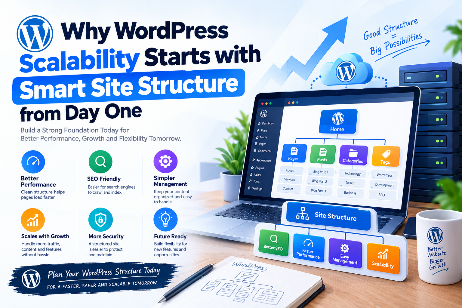 Why WordPress Scalability Starts with Smart Site Structure from Day One