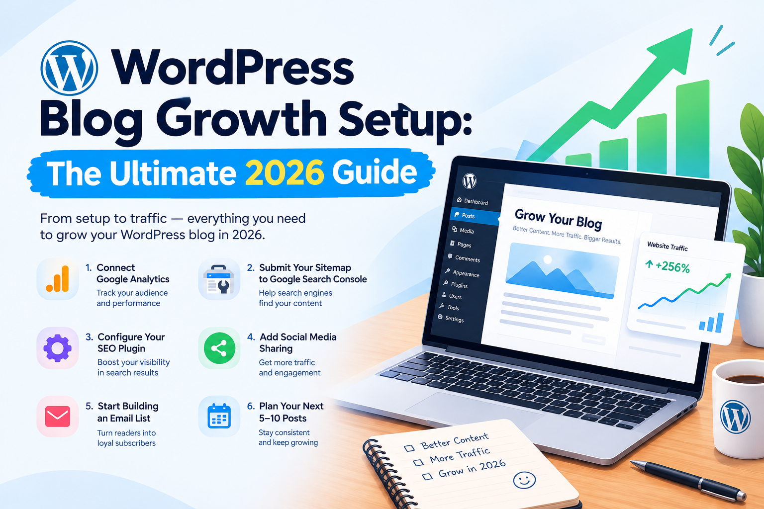 WordPress Blog Growth Setup: The Ultimate 2026 Guide